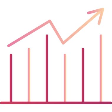 grafik ikonu vektör illüstrasyonu 