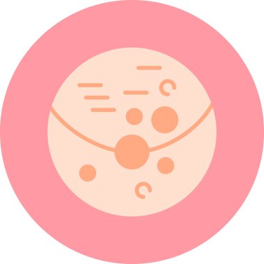 vector illustration of a planets, icon