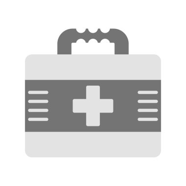 ilk yardım kiti vektör simgesi