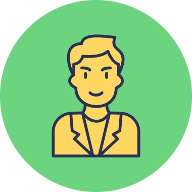 Aday modern simge, vektör illüstrasyonu