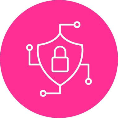 kalkan simgesi, vektör illüstrasyonu basit tasarım