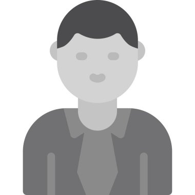 Manager, Businessman User logo, simple icon for web page 