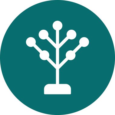 Filogenetik modern simge, vektör illüstrasyonu