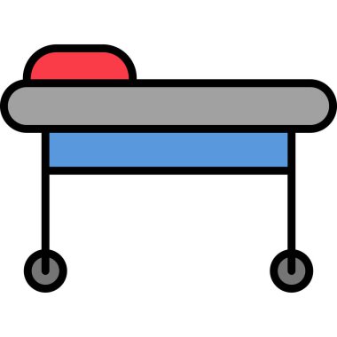 Sedye modern ikon vektör illüstrasyonu