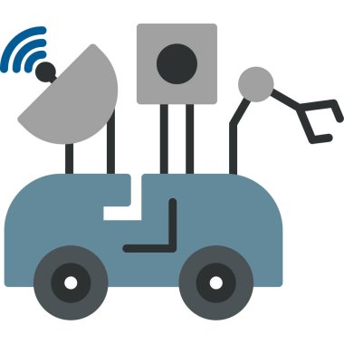 Astronomi. Web simgesi basit illüstrasyon