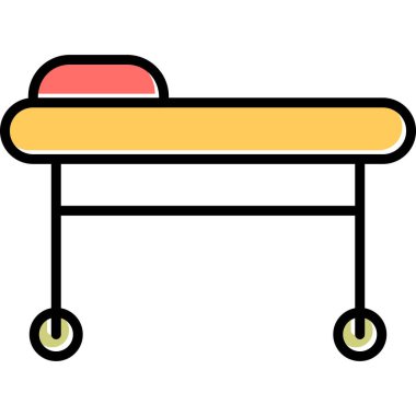 Sedye modern ikon vektör illüstrasyonu