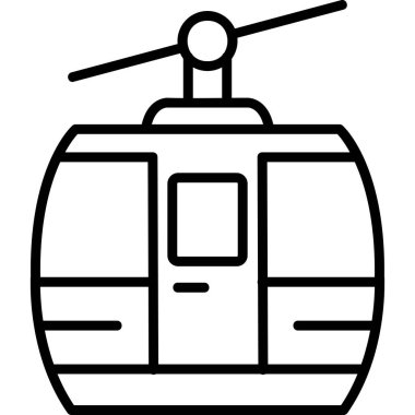 tren simgesi vektör illüstrasyonu