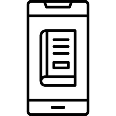 Cep telefonu. Basit resimleme