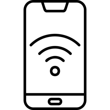 wifi simgesi vektör illüstrasyonu