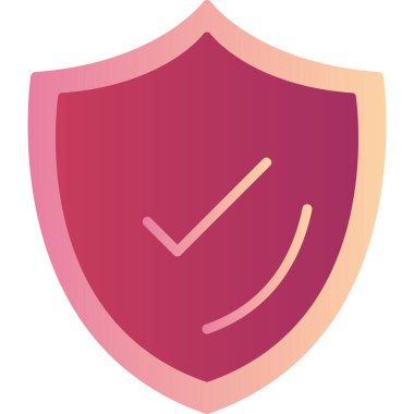 Koruma çizgisi simgesi, vektör illüstrasyonu