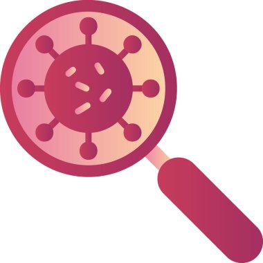 Virus Search icon modern vector illustration