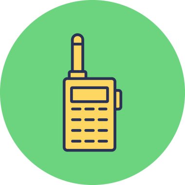 telsiz konuşma simgesi basit bir illüstrasyon