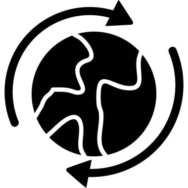 Gezegen simge vektör çizim