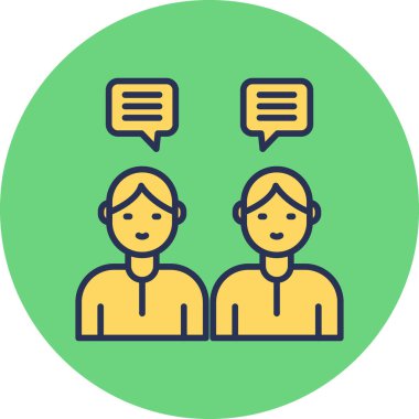 İnsan simgesinin vektör illüstrasyonu