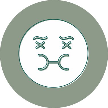 ifade yüz ifadesi, vektör illüstrasyonu 