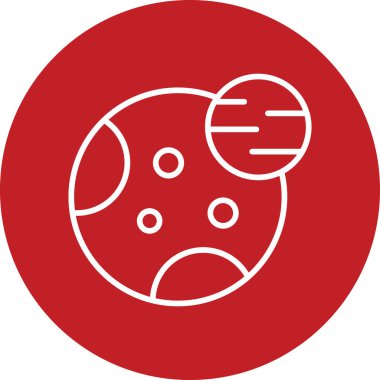 Gezegen simge vektör çizim