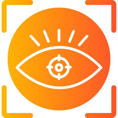 Vision icon modern vector illustration