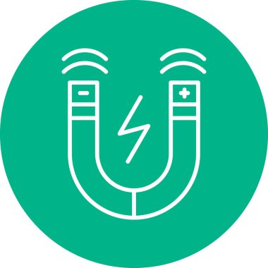 mıknatıs simgesi vektör çizimi 