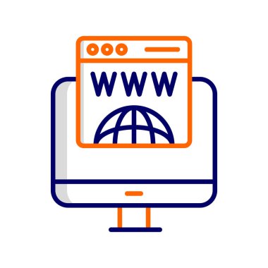 vector illustration of abstract website