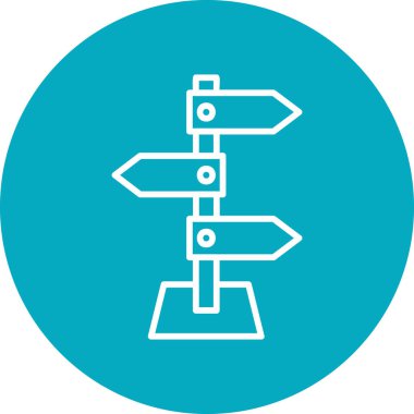 işaret posta simgesi vektör illüstrasyonu