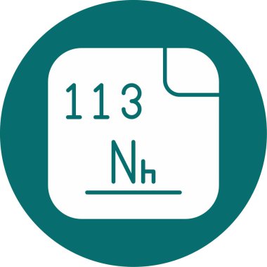 Nihonium, Nh sembolü ve atom numarası 113 olan sentetik bir kimyasal elementtir. Son derece radyoaktiftir; bilinen en istikrarlı izotopu olan nihonium-286 'nın yarı ömrü yaklaşık 10 saniyedir. Vektör simgesi