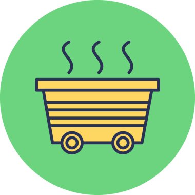 Çöp modern simge, vektör illüstrasyonu