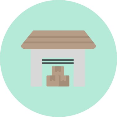 dağıtım vektörü renk simgesi