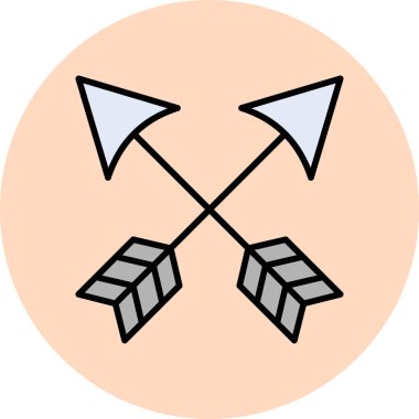 ok simgesi vektör illüstrasyonu