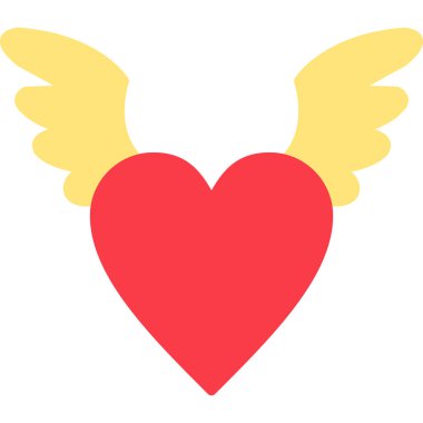 Kalp. Web simgesi basit tasarım