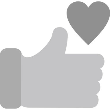 başparmak yukarı simgesi, vektör illüstrasyonu