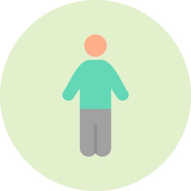 man simgesi vektör illüstrasyonu