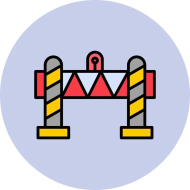 Yapı simgesinin vektör illüstrasyonu