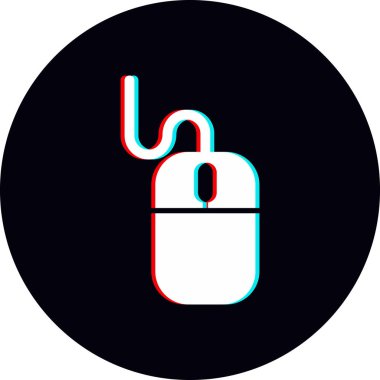 fare düz vektör simgesi