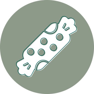 tatlı şeker ikonu vektör illüstrasyonu