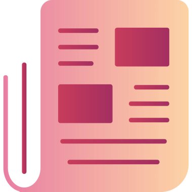 Rapor ver. Web simgesi basit illüstrasyon