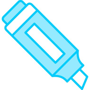 Kalem. Web simgesi basit illüstrasyon