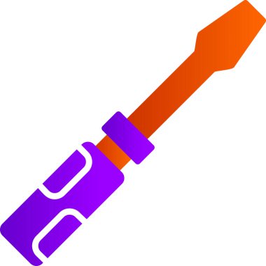 Tornavida. Web simgesi basit illüstrasyon