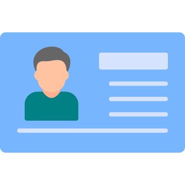 kullanıcı profili vektör simgesi. düz tasarım biçimi