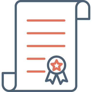 Garanti veriyorum. Web simgesi vektör illüstrasyonu