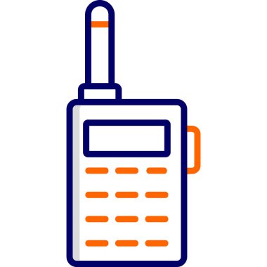 telsiz konuşma simgesi basit bir illüstrasyon