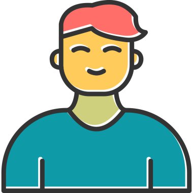 Lider web simgesi basit illüstrasyon