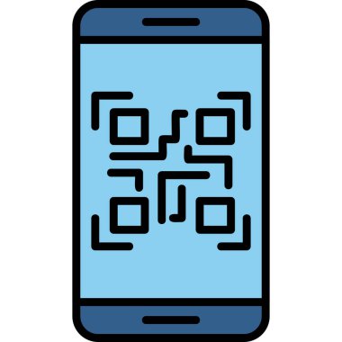 akıllı telefon simgesi vektör illüstrasyonu