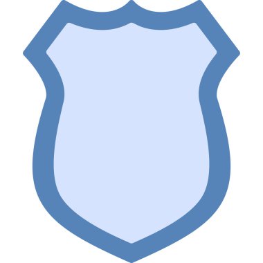 kalkan simgesi, vektör illüstrasyonu basit tasarım