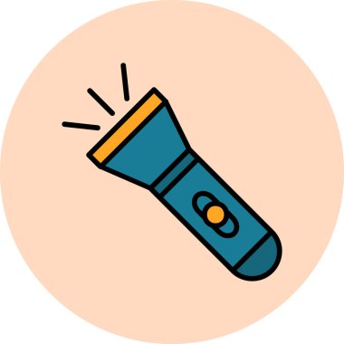 el feneri. Web simgesi basit illüstrasyon 