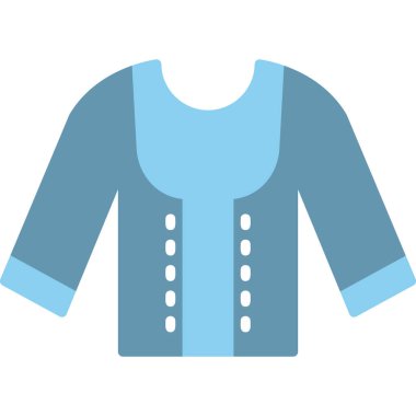 Gömlek. Web simgesi basit illüstrasyon