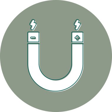 mıknatıs simgesi vektör çizimi 