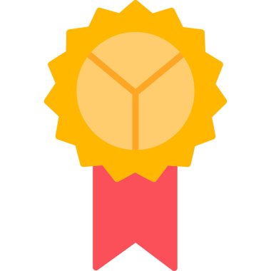 Rozet. Web simgesi basit illüstrasyon