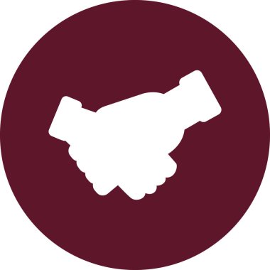 El sıkışma simgesi web basit illüstrasyon