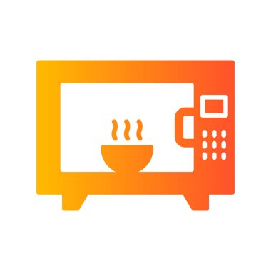 Mikrodalga fırın, akıllı telefon aygıtının dijital çizimi, 