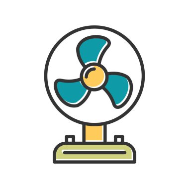 Hayran. Web simgesi vektör illüstrasyonu 